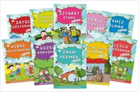 Masallarla Görgü Kuralları Set - (10 Kitap) MÜNİRE ŞAFAK
