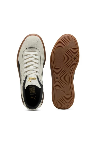 Puma Club Klassika SD 400718 01 Kadın Sneaker Ayakkabı Kırıkbeyaz Siyah 36-40 - 4