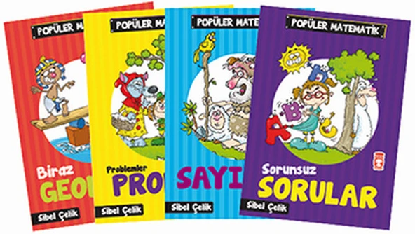 Popüler Matematik Set - (4 Kitap) SİBEL ÇELİK