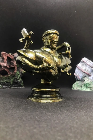 TatuCraft Marvel Dr. Octopus Figür - Gold Efekt - 2