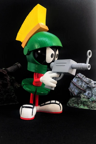 TatuCraft Looney Tunes Marvin Figür - 3