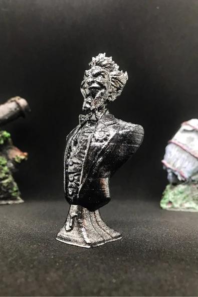 TatuCraft DC Joker Büst 10cm - Silver Efekt - 2