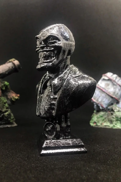 TatuCraft Maske Büst 10cm - Silver Efekt - 3