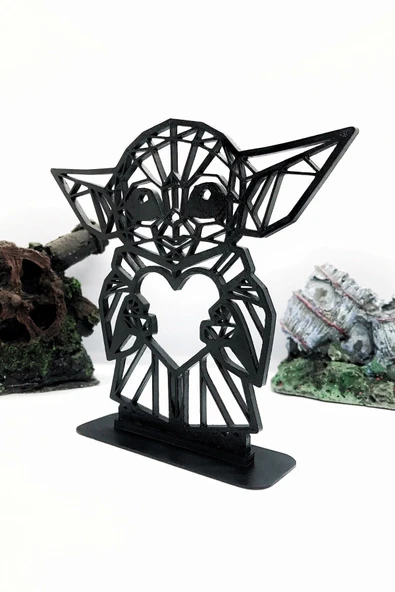TatuCraft Star Wars Baby Yoda Masaüstü Figür - 3