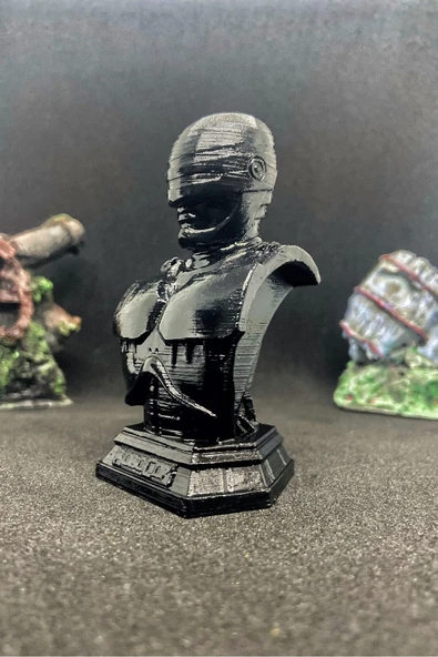 TatuCraft Robocop Büst 10cm - Siyah - 3