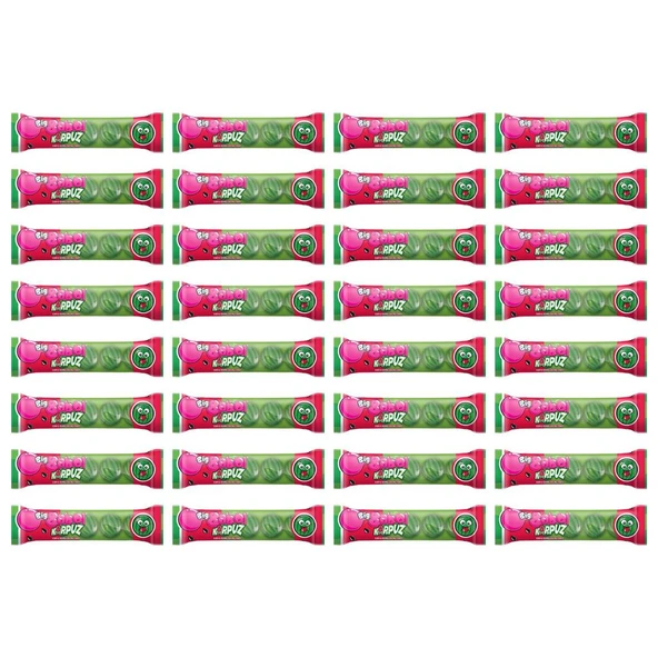 Big Babol Karpuz Aromalı Toz Dolgulu Sakız 20 gr x 28 Adet