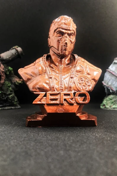 TatuCraft Mortal Kombat Sub-zero Büst 10cm - Bakır