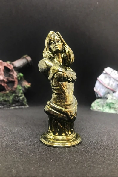 TatuCraft DC Wonder Woman Büst 10cm - Gold Efekt - 2
