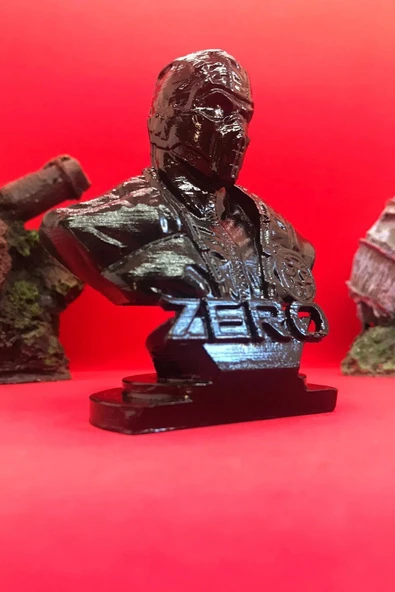TatuCraft Mortal Kombat Büst 10cm - Siyah - 3