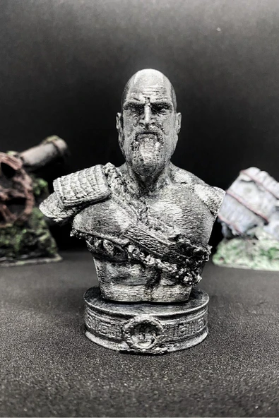 TatuCraft God Of War Kratos II Büst