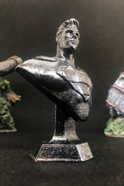 TatuCraft Superman Büst 10cm - Silver Efekt - 2