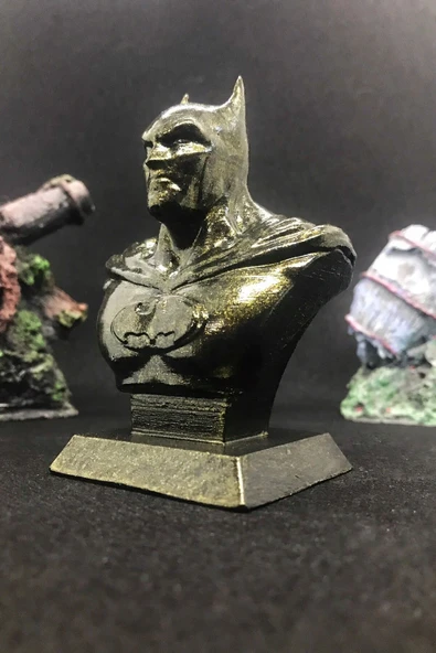 TatuCraft Batman Büst 10cm - Gold Efekt - 3