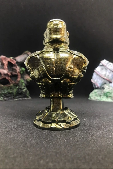 TatuCraft Star Wars Stormtrooper Büst 10cm - Gold Efekt - 3
