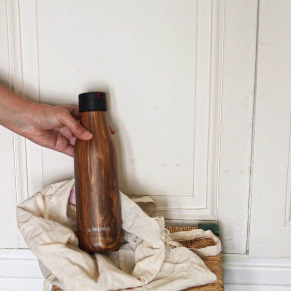 Les Artistes Paris Isı Yalıtımlı Çelik Termos 500ml Camouflage  Çok Renkli 500 ML - Resim 8