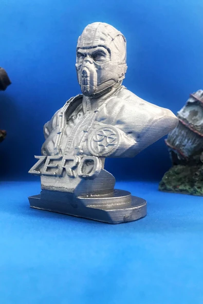 TatuCraft Mortal Kombat Sub-Zero Büst 10cm - Gri - 3