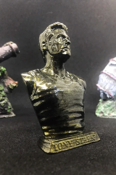 TatuCraft İron Man Büst 10cm - Gold Efekt - 2