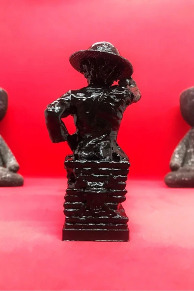 TatuCraft Monkey D. Luffy One Piece Büst 10cm - Siyah - 3