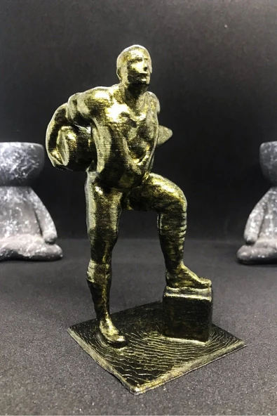 TatuCraft Seyit Onbaşı Figür - Gold Efekt - 2