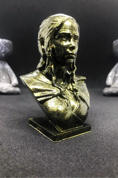 TatuCraft Game Of Thrones Khaalesi Büst 10cm - Gold Efekt - 2
