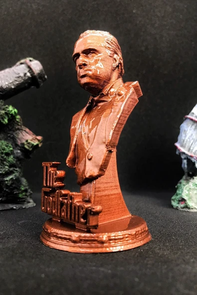 TatuCraft Godfather Büst 10cm - Bakır - 3