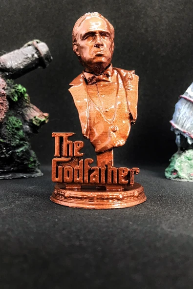 TatuCraft Godfather Büst 10cm - Bakır