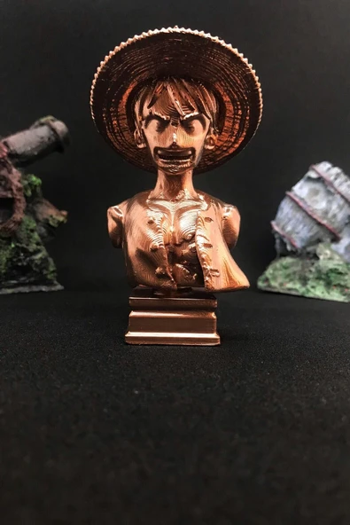 TatuCraft One Piece Monkey D. Luffy Büst 10cm - Bakır