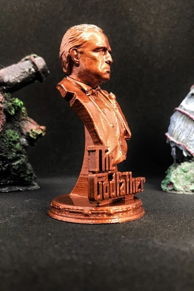 TatuCraft Godfather Büst 10cm - Bakır - 2