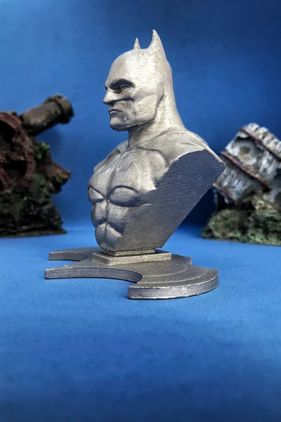 TatuCraft Batman Yarasa Büst 10cm - Gri - 2