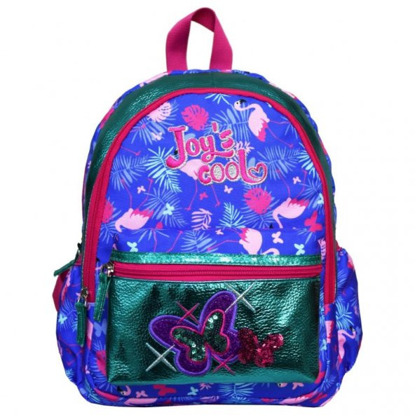 Joys Cool Pullu Kelebek İşlemeli Anaokulu Çantası