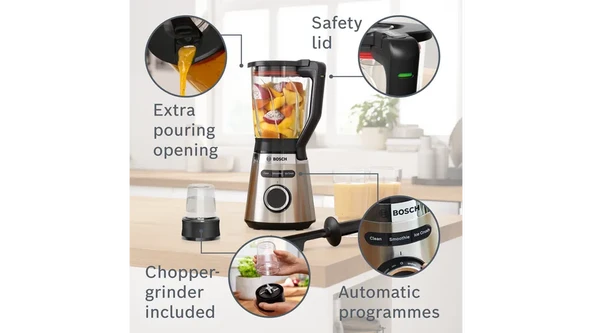 Bosch MMB6386M VitaPower 1200 W Sürahi Blender - 3