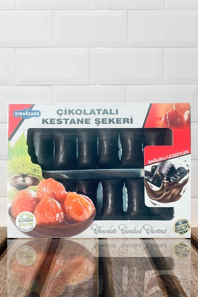 Kibarzade Çikolata Kaplamalı Kestane Şekeri ( 280 gr )