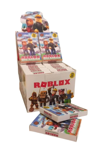 şekeyci Roblox Özel Seri 2024 Sürpriz Hologramlı Oyun Kartı 24 Paket İçinde Toplam 240 Adet Kart