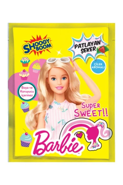Barbie Çilek Aromalı Patlayan Şeker (40 Paket) - Resim 6