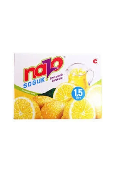 NAZO 9 gr Limon Aromalı Toz Içecek 1.5 Litre Su Ile Yapılır