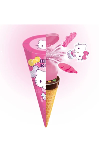 Hello Kitty Sürpriz Oyuncak Kornet 25gr 12 Adet - 2