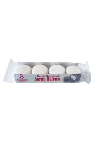 Baldantatlı Şekeyci Saray Helva Beyaz Çikolatalı 4'lü Yuvarlak 25'li - 1