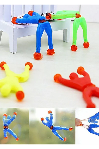 şekeyci Cama Yapışan Örümcek Adam 10' Lu Paket - 4
