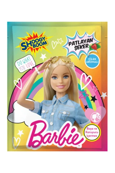 Barbie Çilek Aromalı Patlayan Şeker (40 Paket) - Resim 7