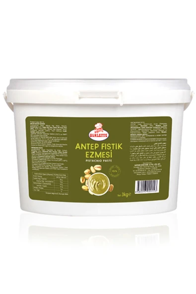 şekeyci Ovalette Antep Fıstık Ezmesi 3 KG