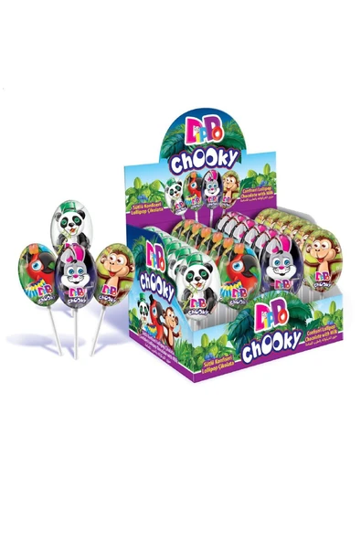 DİPPO Dippo Chooky Sütlü Lollipop Çikolata 22gr 32'li