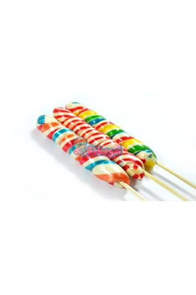 şekeyci Büyük Yuvarlak Çubuklu Lolipop 28gr Sosyete Şekeri 150 Adet (STANT DAHİLDİR.) - 5
