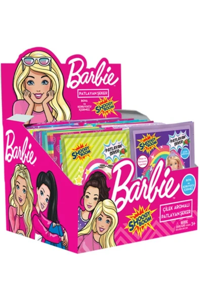 Barbie Çilek Aromalı Patlayan Şeker (40 Paket) ürün görseli 1