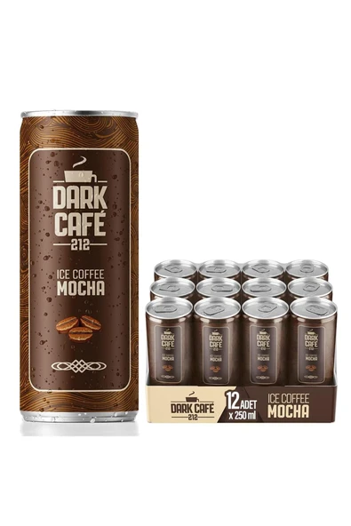 DARKCAFE Dark Cafe 212 Soğuk Kahve Mocha 250 ml 12'li