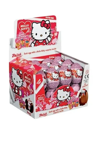 Zaini Hello Kitty Çikolatalı Sürpriz Yumurta 24 Adet