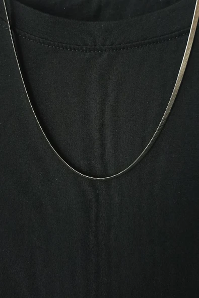 çelik kolye paslanmaz alerji yapmaz 60cm - 2