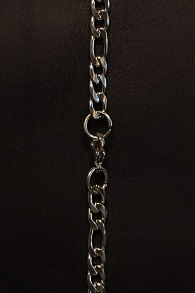 çelik kolye gümüş renk rahatsız etmez - 3