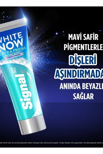 Signal White Now Extra Fresh Ice Cool Diş Macunu 75 ml - 3