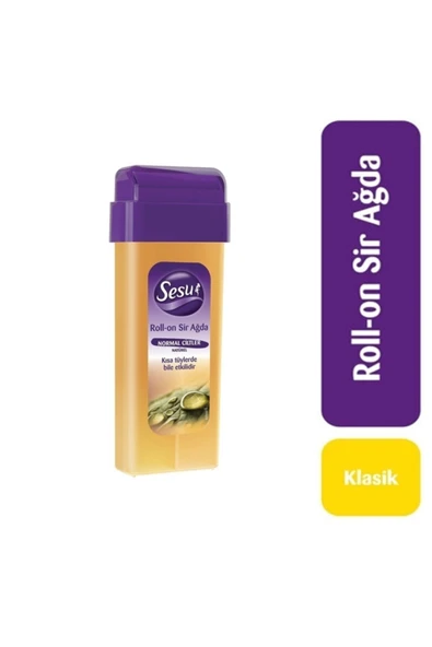 Sesu Rollon Sir Ağda Normal Ciltler Natürel 100 Ml X 6 Adet - Resim 2