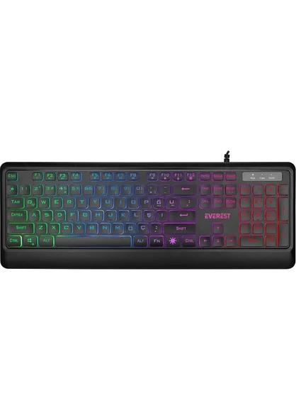 Everest Km-R59 Forza Plus Usb Q Klavye + 1200 Dpi Fare Seti Siyah - 2