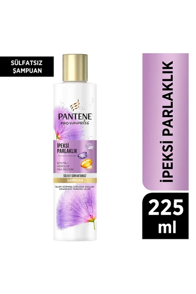 Pantene Pro-v Ipeksi Parlaklık Sülfatsız Şampuan, 225ml